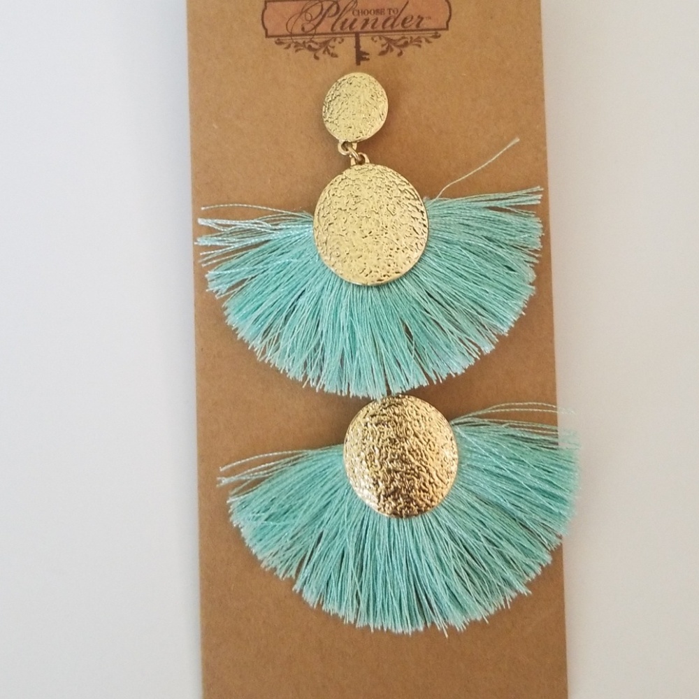 Plunder tassel earrings